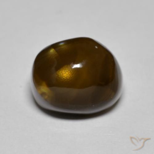 Ágata de fuego Multicolor natural de 4.61 ct, Elegante, Opaco