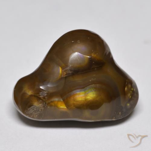 9.86ct Natural Multicolor Ágata de fuego, Elegante, Opaco