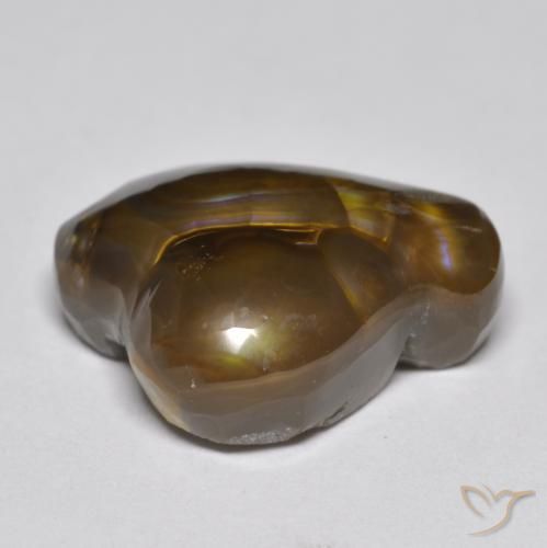 Ágata de fuego Multicolor natural de 9.86 ct, Elegante, Opaco