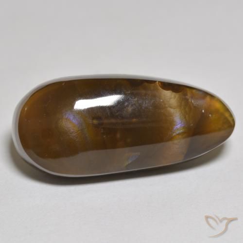 12.71ct Natural Multicolor Ágata de fuego, Elegante, Opaco