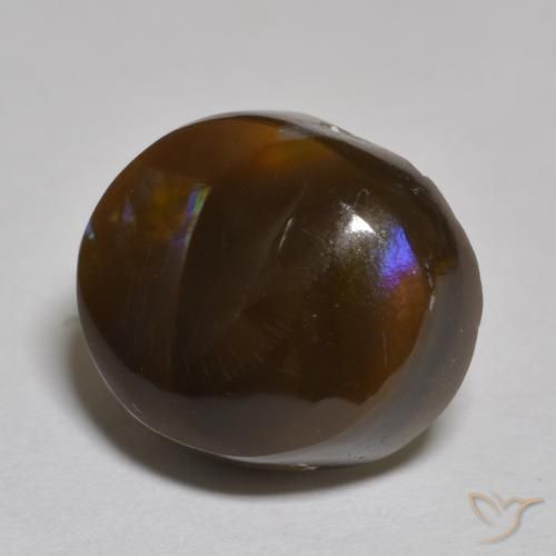 Ágata de fuego Multicolor natural de 5.99 ct, Elegante, Translúcido