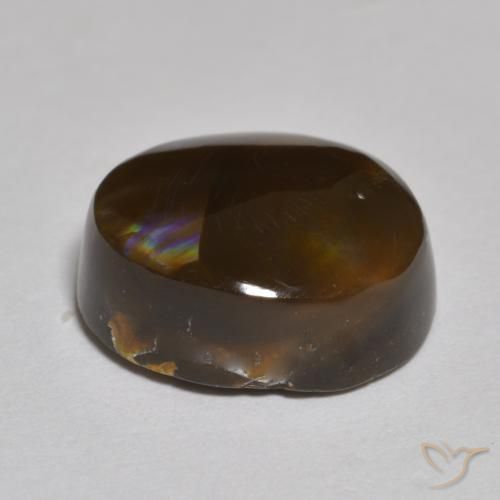Ágata de fuego Multicolor natural de 5.99 ct, Elegante, Translúcido