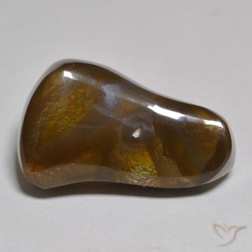 9.77ct Natural Multicolor Ágata de fuego, Elegante, Translúcido