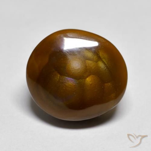Ágata de fuego Multicolor natural de 7.53 ct, Elegante, Opaco