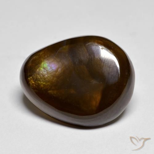9.75ct Natural Multicolor Ágata de fuego, Elegante, Opaco