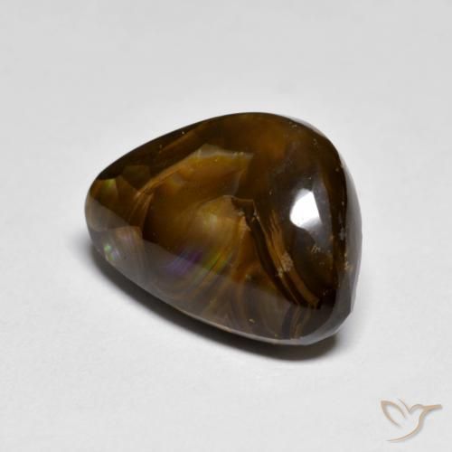 Ágata de fuego Multicolor natural de 7.42 ct, Elegante, Opaco