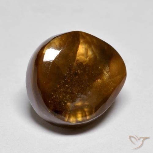 Ágata de fuego Multicolor natural de 6.82 ct, Elegante, Translúcido