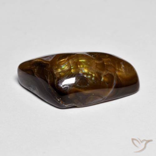 Ágata de fuego Multicolor natural de 9.70 ct, Elegante, Opaco