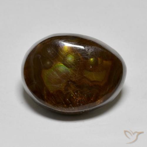 8.25ct Natural Multicolor Ágata de fuego, Elegante, Translúcido