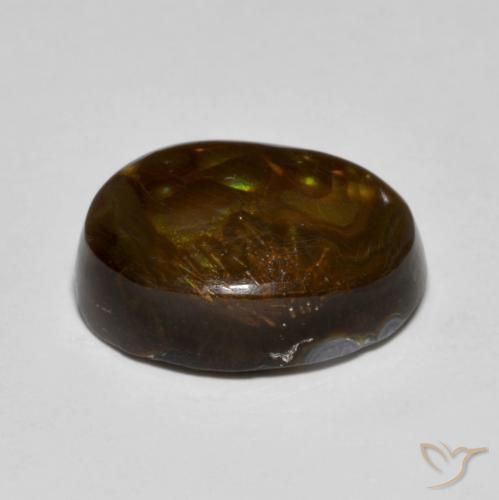 Ágata de fuego Multicolor natural de 8.25 ct, Elegante, Translúcido