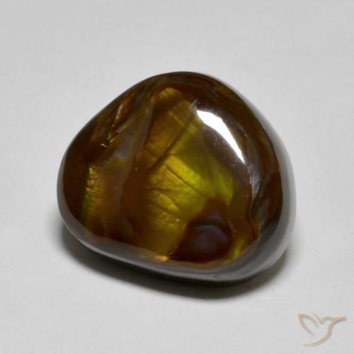 Ágata de fuego Multicolor natural de 7.70 ct, Elegante, Translúcido