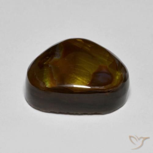 Ágata de fuego Multicolor natural de 7.70 ct, Elegante, Translúcido