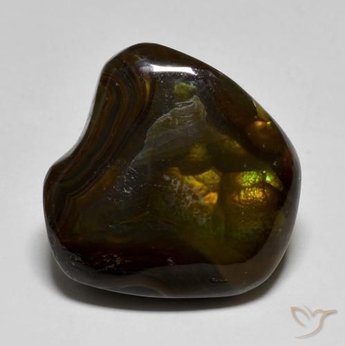 15.40ct Natural Multicolor Ágata de fuego, Elegante, Translúcido