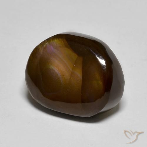 Ágata de fuego Multicolor natural de 6.88 ct, Elegante, Opaco