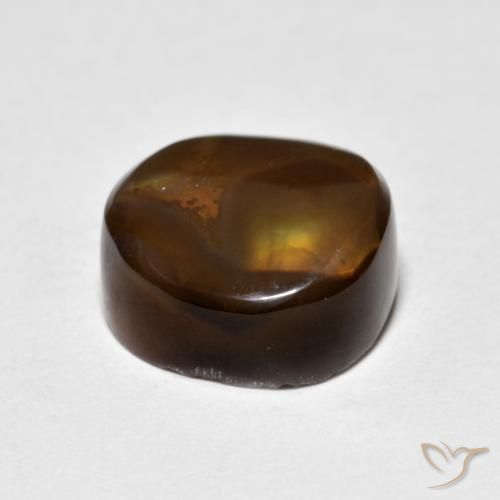 Ágata de fuego Multicolor natural de 4.82 ct, Elegante, Opaco