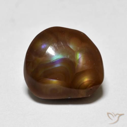 4.71ct Natural Multicolor Ágata de fuego, Elegante, Opaco
