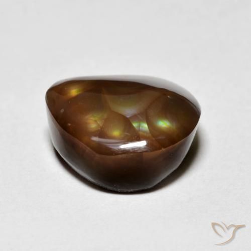 Ágata de fuego Multicolor natural de 4.71 ct, Elegante, Opaco