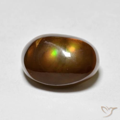 Ágata de fuego Multicolor natural de 3.75 ct, Elegante, Opaco