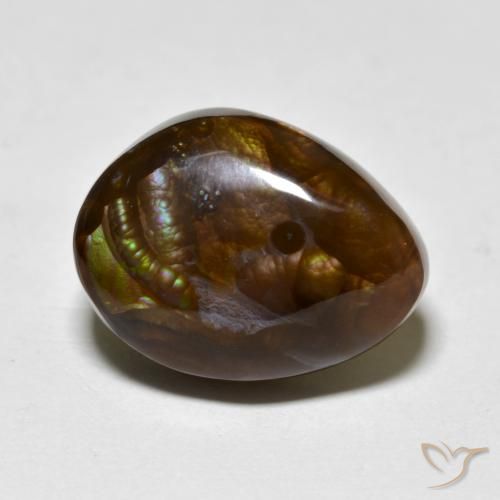 8.92ct Natural Multicolor Ágata de fuego, Elegante, Opaco