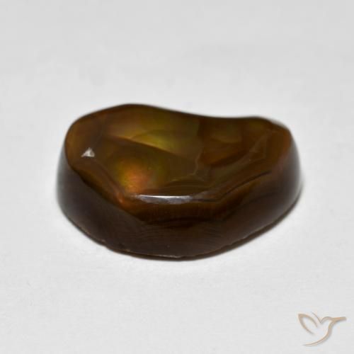 Ágata de fuego Multicolor natural de 6.39 ct, Elegante, Opaco
