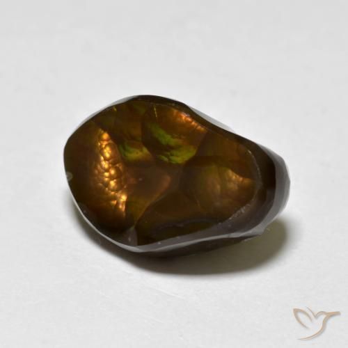 Ágata de fuego Multicolor natural de 4.75 ct, Elegante, Opaco