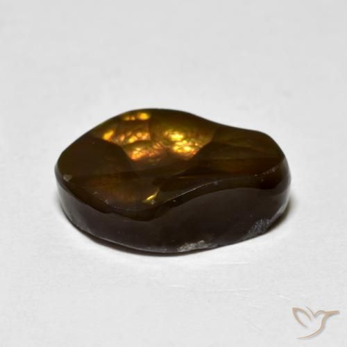 Ágata de fuego Multicolor natural de 4.75 ct, Elegante, Opaco