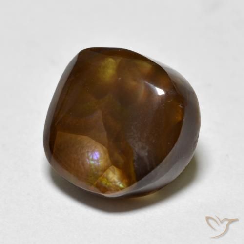 Ágata de fuego Multicolor natural de 5.59 ct, Elegante, Opaco