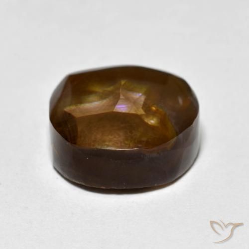 Ágata de fuego Multicolor natural de 5.59 ct, Elegante, Opaco