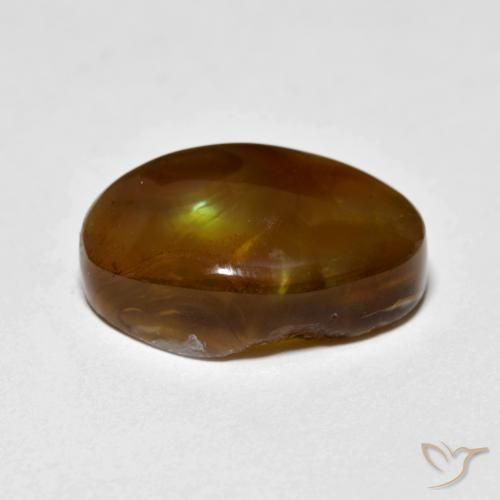 Ágata de fuego Multicolor natural de 7.27 ct, Elegante, Translúcido