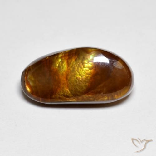 5.43ct Natural Multicolor Ágata de fuego, Elegante, Opaco