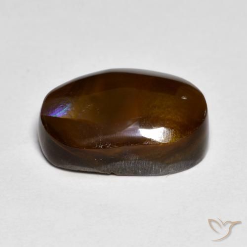 Ágata de fuego Multicolor natural de 5.66 ct, Elegante, Opaco