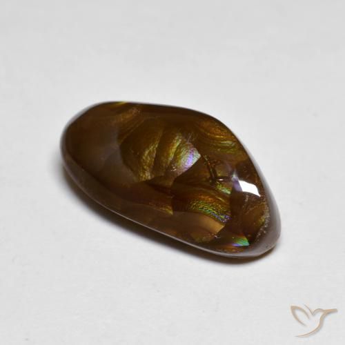 Ágata de fuego Multicolor natural de 5.83 ct, Elegante, Opaco