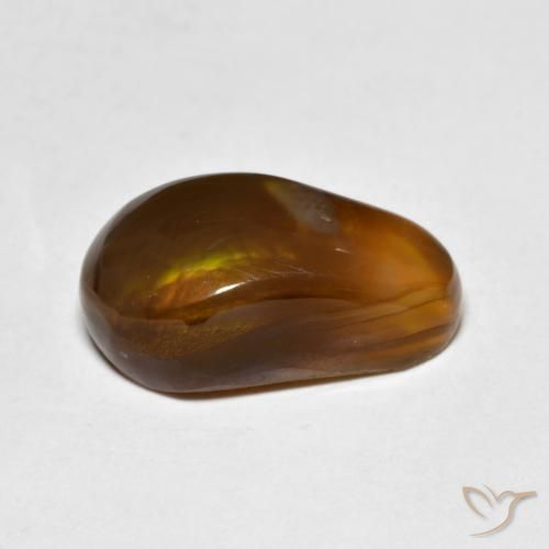 Ágata de fuego Multicolor natural de 6.51 ct, Elegante, Translúcido