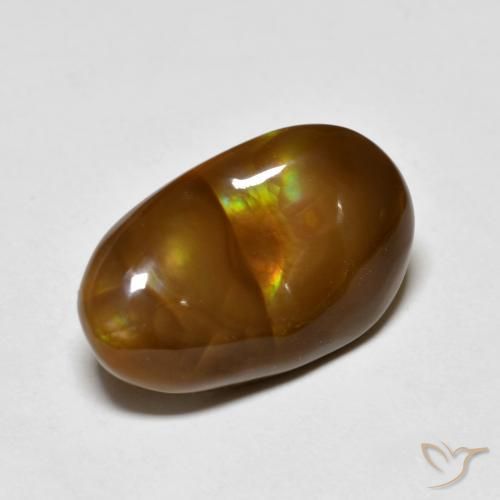 Ágata de fuego Multicolor natural de 5.46 ct, Elegante, Opaco