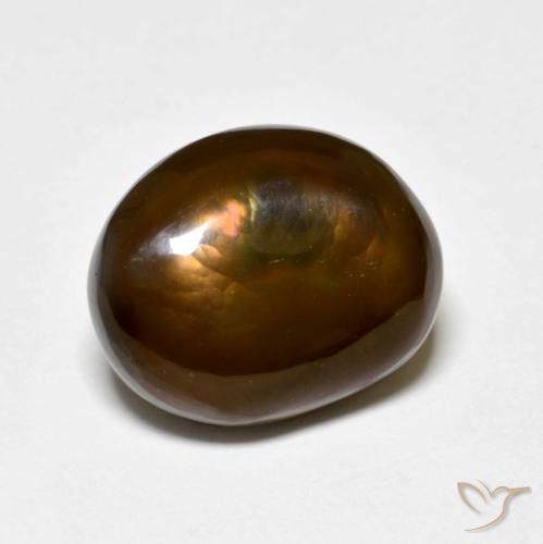 Ágata de fuego Multicolor natural de 5.26 ct, Elegante, Opaco