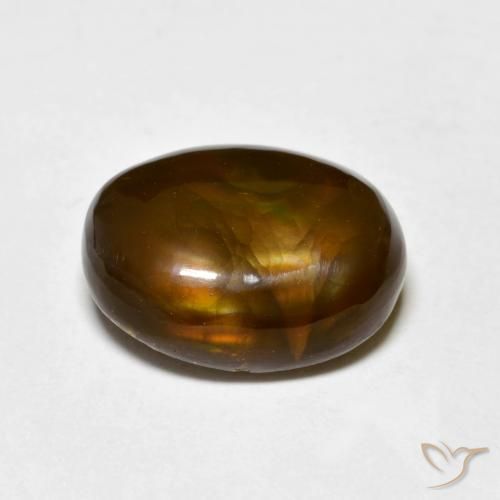 Ágata de fuego Multicolor natural de 5.26 ct, Elegante, Opaco