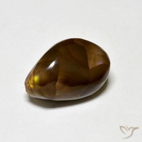 Ágata de fuego Multicolor natural de 4.47 ct, Elegante, Opaco