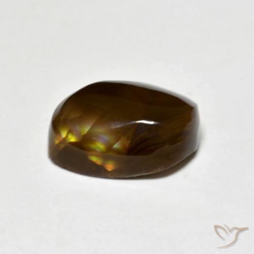 Ágata de fuego Multicolor natural de 4.47 ct, Elegante, Opaco