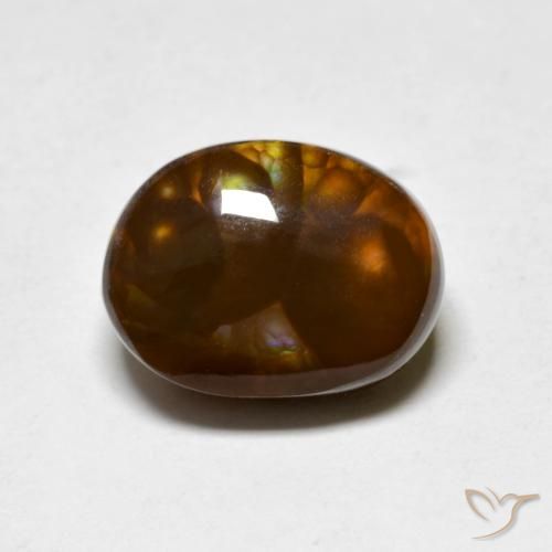 Ágata de fuego Multicolor natural de 5.02 ct, Elegante, Opaco