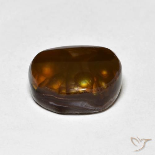 Ágata de fuego Multicolor natural de 5.02 ct, Elegante, Opaco