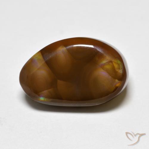 7.33ct Natural Multicolor Ágata de fuego, Elegante, Opaco