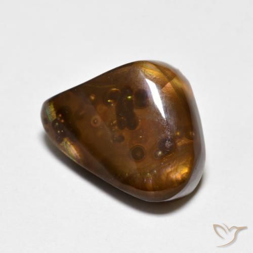 Ágata de fuego Multicolor natural de 5.65 ct, Elegante, Opaco