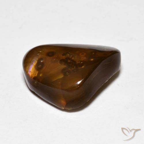 Ágata de fuego Multicolor natural de 5.65 ct, Elegante, Opaco