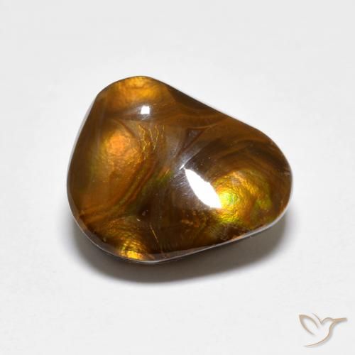 5.03ct Natural Multicolor Ágata de fuego, Elegante, Opaco