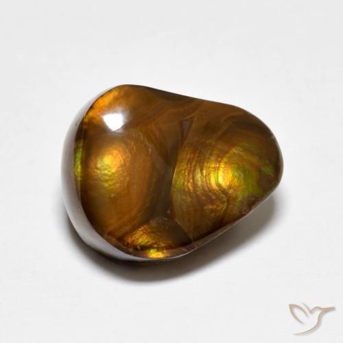Ágata de fuego Multicolor natural de 5.03 ct, Elegante, Opaco
