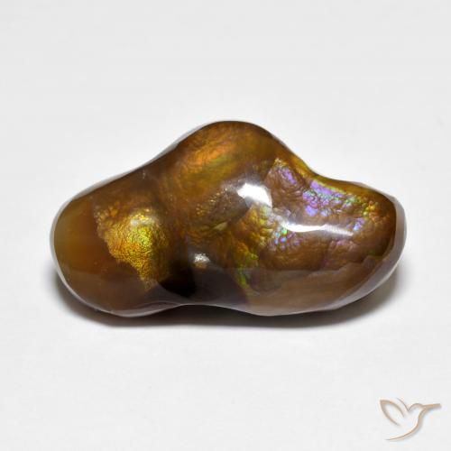 8.88ct Natural Multicolor Ágata de fuego, Elegante, Opaco
