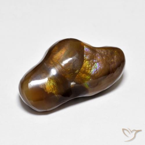 Ágata de fuego Multicolor natural de 8.88 ct, Elegante, Opaco