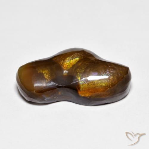 Ágata de fuego Multicolor natural de 8.88 ct, Elegante, Opaco