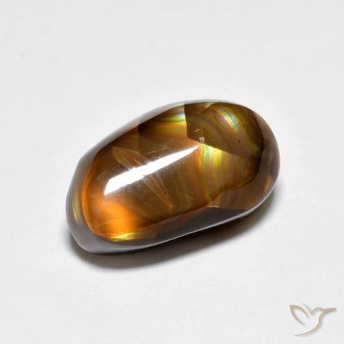 Ágata de fuego Multicolor natural de 3.99 ct, Elegante, Opaco