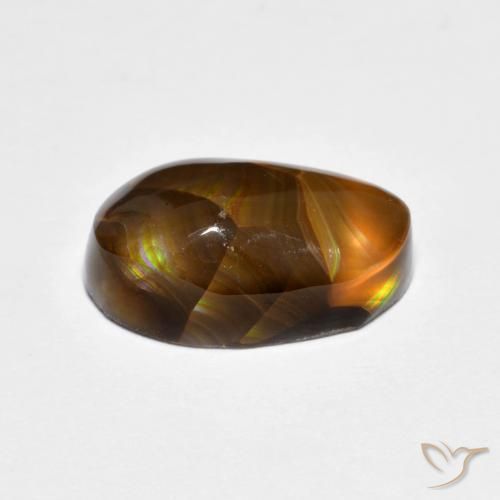 Ágata de fuego Multicolor natural de 3.99 ct, Elegante, Opaco